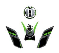 Resin Bike Kit Adesivi 3D Compatibili con Kawasaki Z900 / Z900 SE 2025 - Protezione Grip Base Serbatoio contro Urti e Graffi - Made in Italy