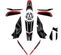 Resin Bike Kit Adesivi Moto Compatibile con Benelli TRK 702X 2023-2025 Moon Grey. Protezioni Moto Serbatoio Completa da Urti e Graffi. Adesivi Resinati con Effetto 3D Made in Italy