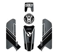 Resin Bike Kit Adesivi Moto Compatibile con Bmw R 1250 GS Adventure Triple Black 2021-2024. Protezioni Para-Serbatoio Base da Urti e Graffi. Adesivi Resinati con Effetto 3D