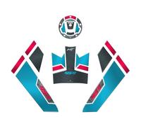 Resin Bike Kit Adesivi Moto Compatibile con CF MOTO 450 MT 2024-2025 Zephyr Blue. Protezioni Para-Serbatoio Base da Urti e Graffi. Adesivi Resinati con Effetto 3D Made in Italy