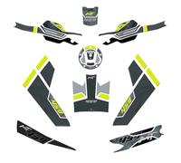 Resin Bike Kit Adesivi Moto Compatibile con CF MOTO 450 MT 2024 Tundra Grey Protezioni Moto Serbatoio Completa da Urti e Graffi. Adesivi Resinati con Effetto 3D Made in Italy
