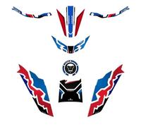 Resin Bike Kit Adesivi Moto Compatibile con Honda CRF1100L Africa Twin 1100 2024-2025. Protezioni Grip Moto Serbatoio Completa da Urti e Graffi. Adesivi Resinati con Effetto 3D Made in Italy