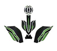 Resin Bike Kit Adesivi Moto Compatibile con Kawasaki Z650 2024. Protezioni Para-Serbatoio Base da Urti e Graffi. Adesivi Resinati con Effetto 3D Made in Italy