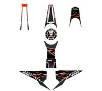 Resin Bike Kit Adesivi Moto Compatibile con Ktm 1290 Super Duke R 2022-2023. Protezioni Moto Serbatoio Completa da Urti e Graffi. Adesivi Resinati con Effetto 3D Made in Italy