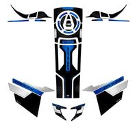 Resin Bike Kit Adesivi Moto Compatibile con Voge Valico 525 DSX 2023-2025 Avio Blue. Protezioni Moto Serbatoio Completa da Urti e Graffi. Adesivi Resinati con Effetto 3D Made in Italy