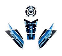 Resin Bike Kit Adesivi Moto Compatibile con Yamaha YZF R7 2021-2025 Icon Blue. Protezioni Para-Serbatoio Base da Urti e Graffi. Adesivi Resinati con Effetto 3D Made in Italy