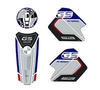 Resin Bike Kit Adesivi Moto Compatibili con Bmw R 1250 GS Adventure Rallye 2021-2024. Protezione per Paraserbatoio e Tappo da Moto da Urti e Graffi. Adesivo 3D Resinato - Rallye