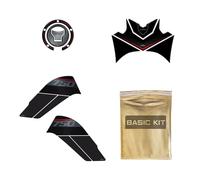 Resin Bike Kit Adesivi Moto Compatibili con Honda Transalp XL 750 2023. Protezioni Moto Serbatoio da Urti e Graffi. Set di Adesivi 3D Resinati Neutro Metallizzato