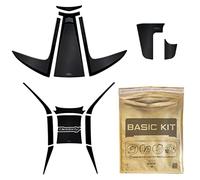 Resin Bike Kit Adesivi Scooter Compatibile con Piaggio Beverly 300 - Piaggio Beverly 400 2021-2026. Protezione Moto Serbatoio da Urti e Graffi. Adesivo 3D Resinato Neutro Metallizzato