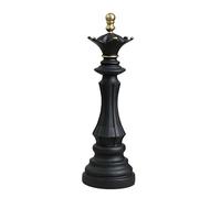 Resin Chess Piece Decor - Chess Piece Figurine Statue for Tabletop, King Queens Ornaments, Resin Craft Desk Decor, Collectible Figurines for Home Office or Study Room Display
