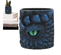 Resin Garden Vase - Creative Eye Design Flower Pot, 4-Inch Modern Desktop Planter, Decorative Pot For Indoor Plants & Succulents | For Office Workplace, Balcony & Patio Display, Multi-Colour