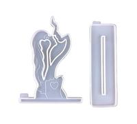 Resin Mold Ornament Epoxy Table Decorations Desktop Pendant Birthday Couple Gift Epoxy Resin Mold of Love Wooden Desktop Ornaments