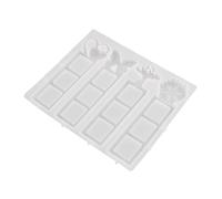 Resin Molds - 3 Cavities Silicone Clay Moulds for Epoxy Resin Craft Casting with Durable Flexible Design | Chocolate Box Shape Mould for Soy Wax Soap Plaster Candle Making DIY Art Crafts Supplies Home