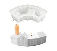 Resin Molds - 8,97 x 4,25 x 2,40 Inch Art Resin Mold Kit, Silicone Molds For Resinn Smooth House Shape Portable Craft, Silicone Resinn Mold, for Family Enthusiast Home Indoor Candle Soap Holiday