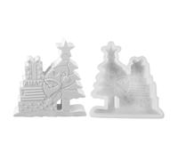 Resin Molds - Christmas Candle Mold For Candle Making - Non-stick Jewelry Resin Casting Molds for Home Decoration