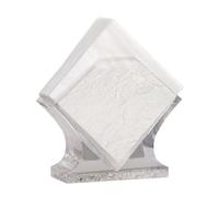 Resin Napkin Holder - Square Commercial Paper Towel Stand (570g) - Tabletop Vertical Storage in 4 Colors(Transparent 1)