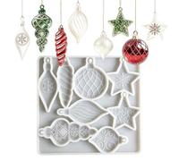 Resin Ornament Molds - DIY Craft Casting Moulds, Epoxy Pendant Shapes, Hand | Epoxy Casting Molds - DIY Craft Shapes for Handmade Projects | Silicone Material, Flexible Forms, Jewelry Ornament Making