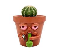 Resin Planters for Outdoor Plants - Small Funny Cute Yard Container