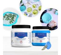 Resin Pro ® I-GUM FAST: Gomma Siliconica In Pasta Per Stampi (500g) Atossica e Ultra Veloce (5 minuti) Compatibile Resine Epossidiche, Poliuretaniche, Cera, Sapone, Gesso, Cemento, Durezza 24 Shore