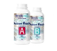 Resin Pro Ocean Resin per Creare Effetti Ocean Art, Resina Epossidica Trasparente ad Alta Densità e Resistente all'Umidità, Resina Epossidica Perfetta per le Tue Creazioni! (2 Kg)