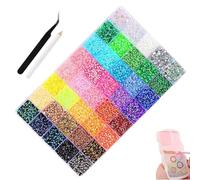 Resin Rhinestones - PVC 25cm, Jelly Gems, Art Making Set | Multi Colored Decorative Craft Embellishments For Fabric, Clothes, Shoes, Bottles, Phones, Nails, Manicure, Face, Makeup