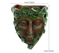 Resin Tree Face Eighder Outdoor Wild Bird Eighder Garden Yard Decoration