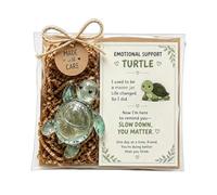 Resin Turtle Figurine, Miniature Sea Turtle With Heartwarming Design, Decor
