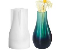 Resin Vase Silicone Mold | Tall Flower Pot Casting Mold, Reusable DIY