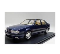 Resina 1:18 Per Saab 9000 Modello Di Auto Volante Montato Sul Pavimento Ornamenti Per Fan Souvenir Da Collezione(Blue)