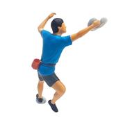 Resina 1/64 Figure di arrampicata su roccia miniatura Scala S Ornamento da