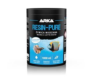 Resina a letto misto acquario - ARKA Resin-Pure 1 L - deionizzatore per impianti a osmosi - rimuove 100 % TDS, silicato e nitrato - per acqua cristallina - scambio ionico per filtro resina