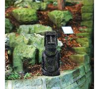 Resina Antica Isola di Pasqua Moai Monolito Statua Acquario Acquario Decorazioni