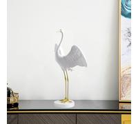 Resina Art Crane Statua Scultura Uccello Art Decor Decorazione di Nozze per La
