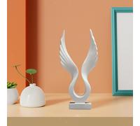 Resina astratta della statuetta della scultura della statua delle ali di