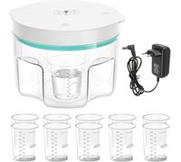 Resina bolla Remover, 5-8 minuti di rimozione 99% bolla, 95kPa vuoto resina epossidica senza aria, macchina airless da 2 l per resina epossidica, resina UV, silicone, fai da te, creazione di gioielli