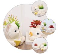 Resina bonsai contenitore kitten flower pot succulente piantatore pianta da