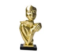 Resina di scultura di coppia di abbracci astratti per la libreria del camino