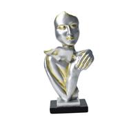 Resina di scultura di coppia di abbracci astratti per la libreria del camino