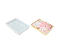 Resina epossidica Acqua increspature Cup Mat Decorazione Della Casa Stampo Facile Rilascio Del Silicone Display Piastra Handmade Forniture Artigianali Stampo Creativo