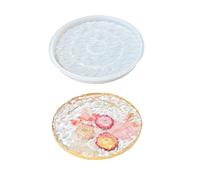 Resina epossidica Acqua increspature Cup Mat Decorazione Della Casa Stampo Facile Rilascio Del Silicone Display Piastra Handmade Forniture Artigianali Stampo Creativo