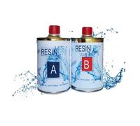 Resina epossidica bi-componente trasparente per pigmenti 800gr