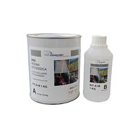 RESINA EPOSSIDICA BICOMPONENTE PER PAVIMENTI - COLORATA LUCIDA - 1 KG - 9/11 MQ (COLORE RAL SU RICHIESTA)