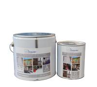 RESINA EPOSSIDICA BICOMPONENTE PER PAVIMENTI LUCIDA 5Kg A+B AUTOLIVELLANTE