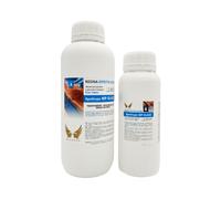 Resina epossidica fluida bicomponente trasparente colata rivestimenti UV sp 5 cm