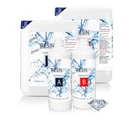 RESINA EPOSSIDICA LIQUIDISSIMA / TRASPARENTE PER CREAZIONI GR 800 - RESIN PRO