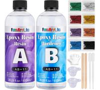 Resina Epossidica Trasparente, 1200 Ml Resin 1: 1 Rapporto; Rivestimento in Resi
