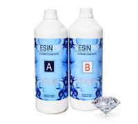 Resina Epossidica Trasparente Atossica Multiuso per Colata da 1,6 kg Resin Pro