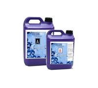 Resina Epossidica Trasparente Atossica Multiuso per Colata da 8 kg Resin Pro