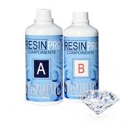 Resina Epossidica Trasparente Atossica Multiuso per Colata da 800 g Resin Pro