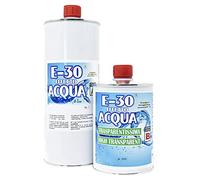 RESINA EPOSSIDICA TRASPARENTE, E-30 Effetto Acqua A+B, Certificata Atossica, 1600 GR